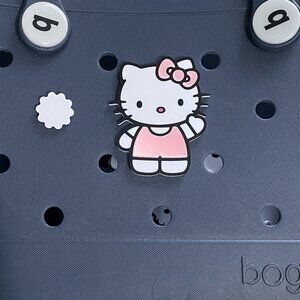 Hello Kitty Screw Back Bogg Charms-Hello Kitty Bogg Charms-Get Before It's Gone
